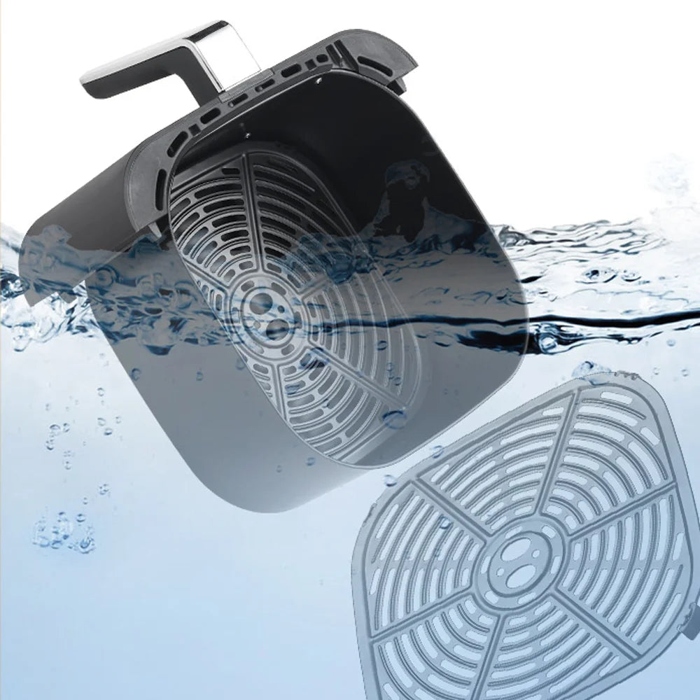 Air fryer, 4/5/6/7/10/12L, fără ulei, automată, pentru uz casnic, cu cuptor cu convecție la 360°, fără ulei